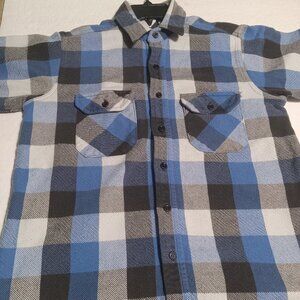 Frostproof Men's VTG Flannel Button Up Long Sleeve Shirt L Made in USA